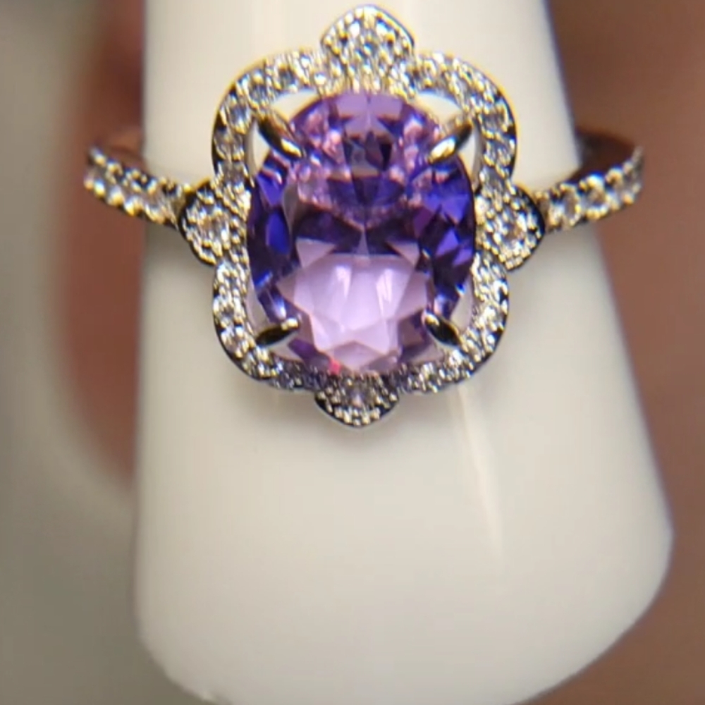 New!!! Light Amethyst Ring